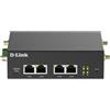 D-Link DWM-314-G Modem Router Industriale 5G VPN M2M, NR Robusto, Dual SIM, Gateway IoT, Monitoraggio a distanza, SA, NSA, 4G LTE Cat 19, 4 porte GbE, Client OpenVPN/WireGuard, 9-36 V DC