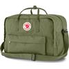 Fjällräven Kånken Weekender Borsone da Viaggio 30 L, Green | Borsone, tracolla o zaino; tasca imbottita per laptop fino a 17, Vinylon F idrorepellente