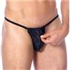 BONDAGE PLAY Perizoma da uomo in pelle regolabile con elastico