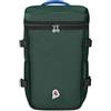 Invicta Zaino Backlike Urban Uomo Donna 20,5 L, Verde, Zaino Lavoro Università con Porta PC Laptop 14, Fascia per Trolley,Viaggio