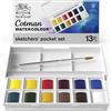 Winsor & Newton Set di Pittura Ad Acquerello, Confezione Tascabile, Sketchers