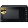 LG MH6336GIB Forno Microonde Smart Inverter con Grill al Quarzo, 23 Litri, 1000 W, Programmi Automatici, 5 Livelli di Potenza Regolabili - Nero Fumè