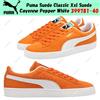Puma Suede Classic Xxi Suede Cayenne Pepper White 399781-40 taglia uomo
