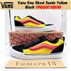 Vans Knu Skool scamosciato giallo nero VN000CS0END taglia uomo