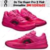 On The Roger Pro 2 Pink Grenadine 3ME10303602 taglia uomo