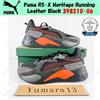 Puma RS-X Heritage Running Leather Nero 398210-06 Taglia Uomo
