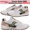 Saucony Shadow 5000 Running Grigio Verde S70779-2 Taglia Uomo