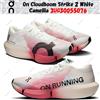 On Cloudboom Strike 2 White Camellia 3UG30055076 taglia uomo