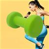 Manubrio Singolo 4kg in Vinile Esagonale Allenamento Esercizi Palestra Workout