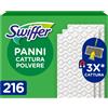 Swiffer Dry Ricariche Microfibra Catturapolvere 216 Panni Giga Pack Cattura 3