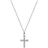 Amen Gioielli Collana CROCE ZIRCONI BIANCHI Amen Donna