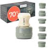 Nuvita 1166 Warm70 Scaldabiberon Portatile Senza Fili 70°C - Ricaricabile USB