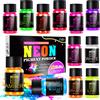 Limino Polvere di pigmento neon - 12 colori Polvere fluorescente per resina epossidica