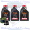Motul Kit Tagliando Olio Motul 7100 10W50 Per Kawasaki ER500 C3 C4P C5P ER-5�2003>2006