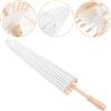 4Pcs Reusable DIY Oil Paper Umbrellas with Sturdy Wood Frame for Decoration