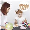 10Pcs Miniature Wooden Mushroom Shapes Unfinished for Art Craft