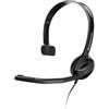 Sennheiser PC 2 CHAT Cuffie Monolato con Microfono 3,5 mm 2 m 55 g Nero