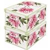 Lavatelli Set 2 Scatole Armadio Portaoggetti con Coperchio - Organizer Cambio Stagione