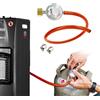 Wintem Regolatore Gas Bombola per Stufe a GPL, Tubo 50cm, 2 Fascette Cucina