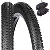 COUNTRY 2 COPERTONI 26 x 2.00 (50-559) + CAMERE D'ARIA AMERICA PER BICI MTB COUNTRY NERI