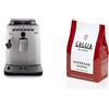 Gaggia HD8749/11 Naviglio Deluxe, Caffè in Grani, 1,5 L, 15 Bar, 1850 W, 230V, Argento, 100% Made in Italy Miscela Espresso Intenso in Grani - 500 gr