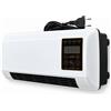 GENERICO Termoventilatore da parete 700 W con telecomando, timer e display digitale