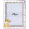 VALENTI & CO. - Disney Baby - Re Leone Simba - Cornice Portafoto in Argento per Bambini, Idea Regalo Battesimo, Nascita o Compleanno (9x13 cm)