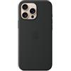 Apple Custodia MagSafe cover in silicone per iPhone 16 Pro Max - Nero
