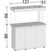 Juwel Acquario Juwel Rio 350 LED 121 x 51 x 66 h cm senza supporto 350 litri