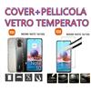 COVER CUSTODIA SILICONE per XIAOMI REDMI NOTE 10/NOTE 10S + PELLICOLA VETRO