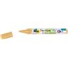 KREUL 17850 - Marcatore acrilico Triton Edge, oro chiaro, larghezza punto da 1 a 4 mm, con punta Edge come tuttofare, asciugatura opaca in seta, resistente alle intemperie su superfici assorbenti