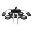No Set di 7 Tamburi Elettrici, Kit di Tamburi Portatili con Tamburi Arrotolabi4902