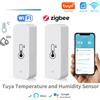 Veylora Sensore Temperatura Umidità WiFi Zigbee Tuya Igrometro Alexa Google Home
