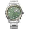Oriente Orient Mako 40 Solar RN-WJ0001E Orologio Solare Uomo Quadrante Verde Braccial...