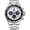Oriente Orient Mako Solar Chronograph RN-TX0203S Orologio Solare Uomo Quadrante Panda...