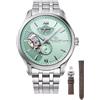 Orient Star Orologio automatico da uomo Orient Star a strati scheletro quadrante verde...