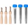 ROSENICE Assorted Color Needle Felting Kit 60Pcs Durable Felting Needles for Craft Work