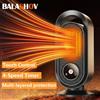 BALASHOV Stufa Elettrica Ceramica PTC 1000W Touch LED Timer 8H Portatile 220V