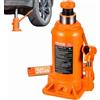 VEVOR Cric idraulico, 20 t, altezza di sollevamento 225-435 mm | Per il cambio degli pneumatici su furgoni, camper e SUV con impugnatura in due pezzi e protezione da sovraccarico senza