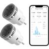 SONOFF S60TPF Presa Smart WiFi 16A 4000W 2 Pezzi con Timer Monitoraggio dei