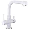 FILTRIACQUAITALIA RUBINETTO 3 VIE PER DEPURATORE ACQUA COLORE BIANCO