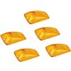 Set 5 copri luci per di posizione cabina per ambra per Chevrolet C2500 K2500