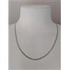 Oro COLLANA ORO BIANCO 18 Karati 750% Uomo Donna Collier Catena GRUMETTA Girocollo