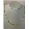 Oro COLLANA ORO 18 KT 750% Bicolore GIALLO BIANCO Uomo Donna Unisex COLLIER CATENA