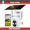 Xega 4G LTE Telecamera SIM Esterno Con Pannello Solare,2K HD PTZ Telecamere
