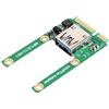 nuova espansione per mini slot scheda PCI pci-e scheda riser adattatore