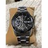 Seiko Orologio da uomo SEIKO Chronograph SND367PC nero argento nuovo dal Giappone