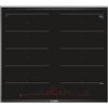 Bosch PXX675DC1E piano cottura Nero, Acciaio inox Da incasso Piano cottura a ind