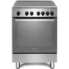 De Longhi Cucina elettrica 4 zone cottura Forno elettrico DESIGN DMX 64 VL Inox Classe A