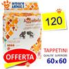 Ferribiella 120 TAPPETINI Assorbello PREMIUM 60x60 - QUALITA' SUPERIORE - Traverse per cani